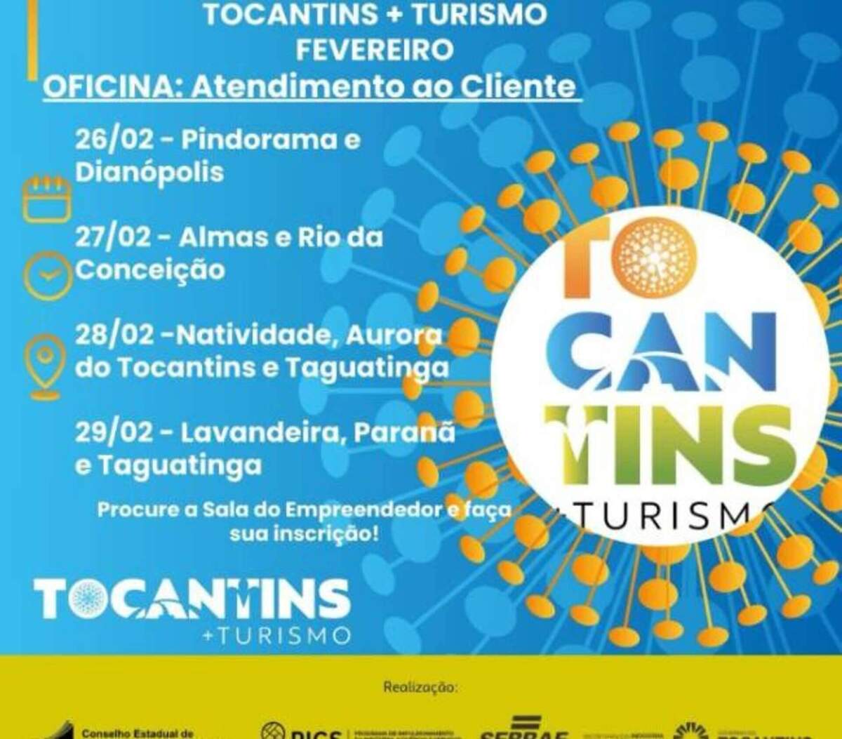 Sebrae e Governo Estadual inicia o projeto Tocantins + Turismo 2024 na região de Serras Gerais