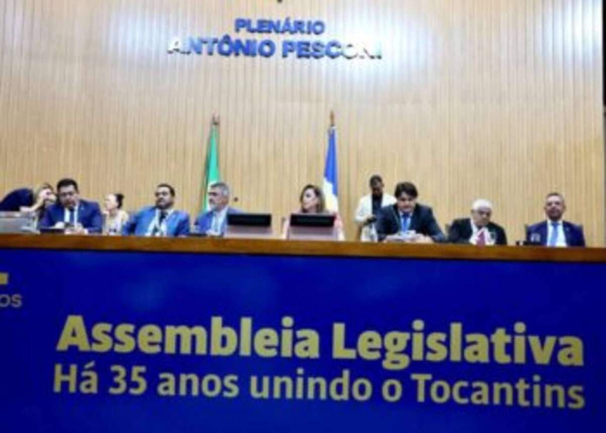 Deputado Federal Antonio Andrade e governador Wanderlei Barbosa prestigiam sessão solene que marcou os 35 anos de criação da Assembleia Legislativa do Tocantins